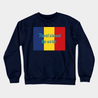 Travel Around the World - Romania Crewneck Sweatshirt